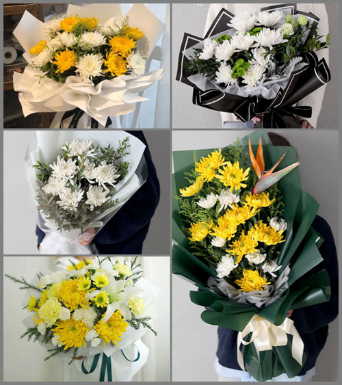 江苏连云港赣榆区青口镇宋口村白事花束代送